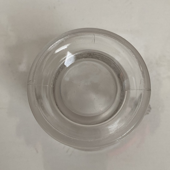 Antique EAPG Hobbs Brockunier Clear Glass Spooner ca 1870 blackberry pattern - Picture 11 of 16